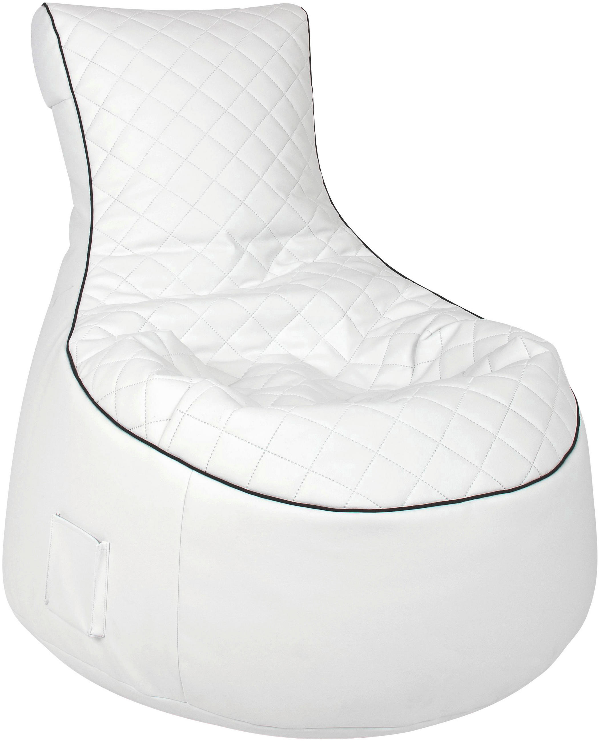 VREČA ZA SEDENJE   65/90/95 cm           bela  - črna/bela, Design, tekstil (65/90/95cm)
