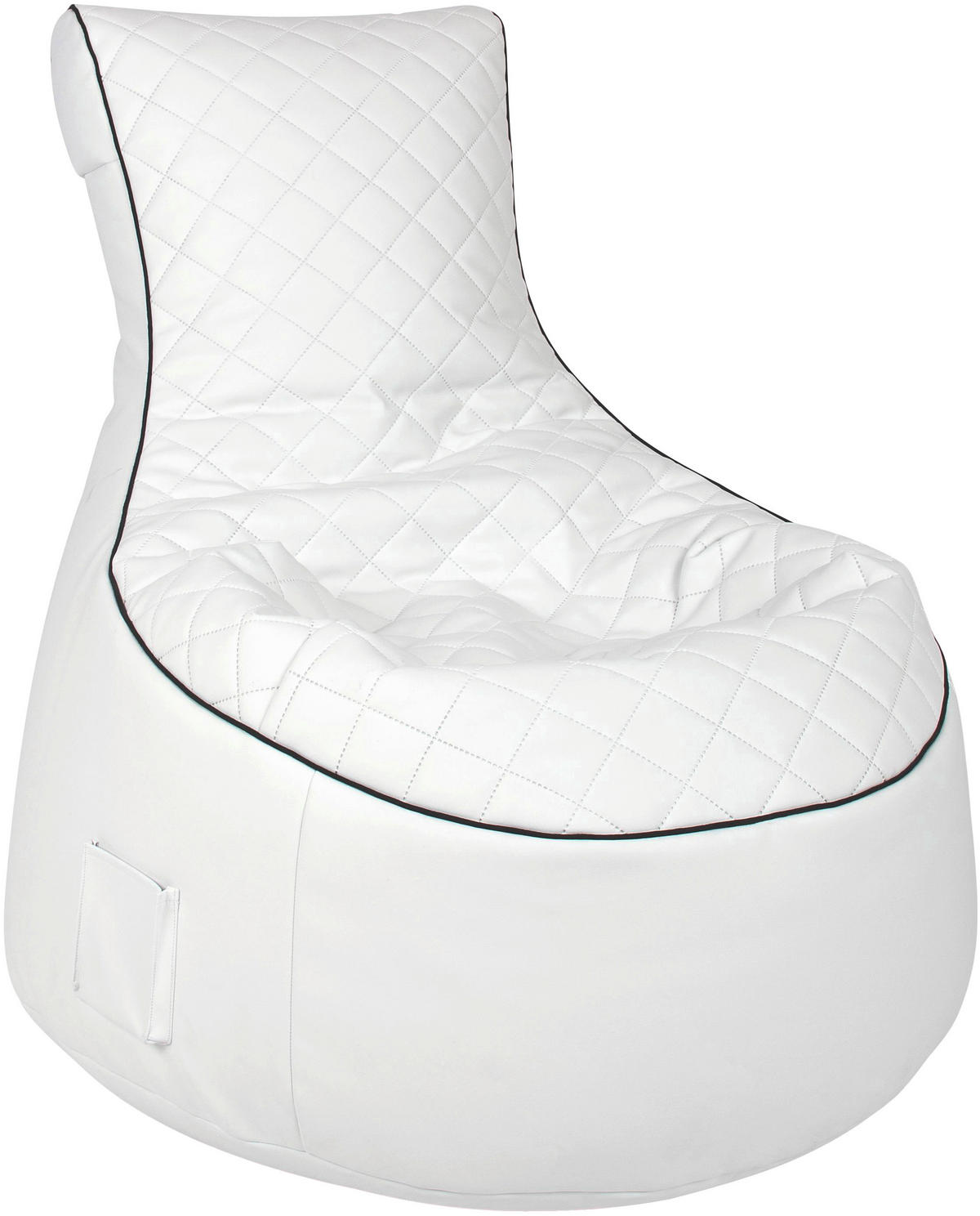 VREČA ZA SEDENJE   65/90/95 cm           bela  - črna/bela, Design, tekstil (65/90/95cm)