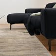 ECKSOFA in Chenille Anthrazit  167/311 cm  - Anthrazit/Schwarz, Design, Textil/Metall (167/311cm) - Xora