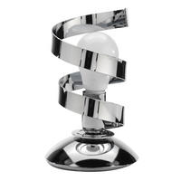 TISCHLEUCHTE 12/12/25 cm   - Chromfarben, Design, Metall (12/12/25cm)