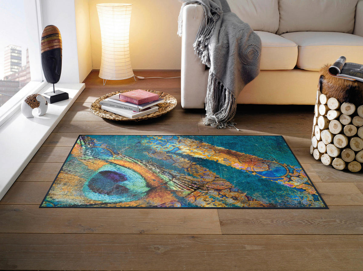 DVEŘNÍ ROHOŽKA, 75/120 cm, vícebarevná - vícebarevná, Trend, textil/plast (75/120cm) - Esposa