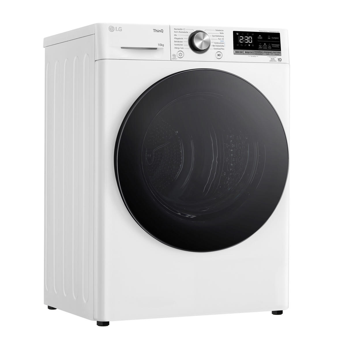 WÄRMEPUMPENTROCKNER V9AYXT  - Weiß, Basics, Metall (60/85/66cm) - LG