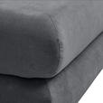 SCHLAFSOFA  mit Stoffauswahl, Liegefunktion, Rücken echt Flachgewebe Dunkelgrau  - Chromfarben/Dunkelgrau, Design, Kunststoff/Textil (196/74/90cm) - Carryhome