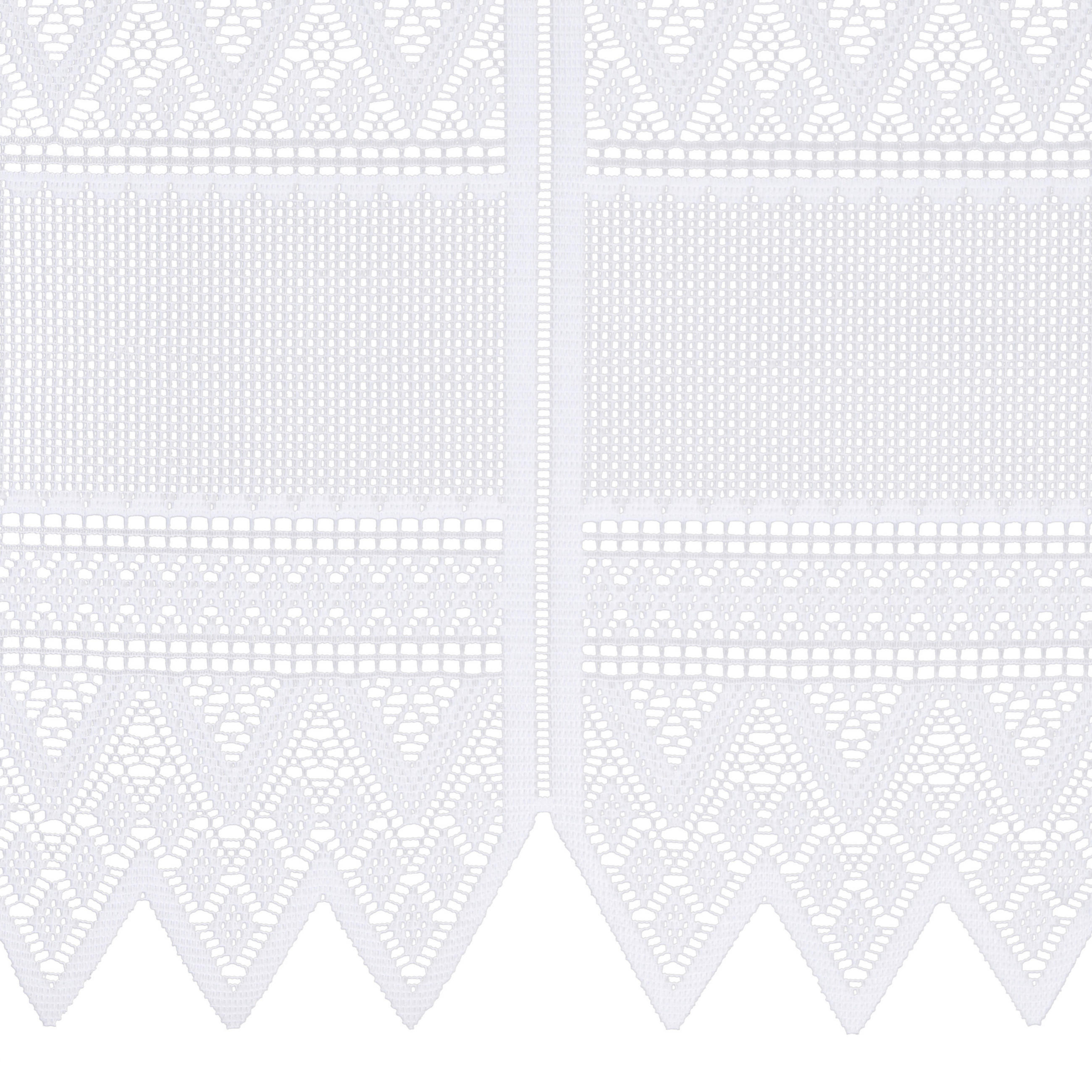 KURZGARDINE   - Weiß, Basics, Textil (45cm) - Esposa