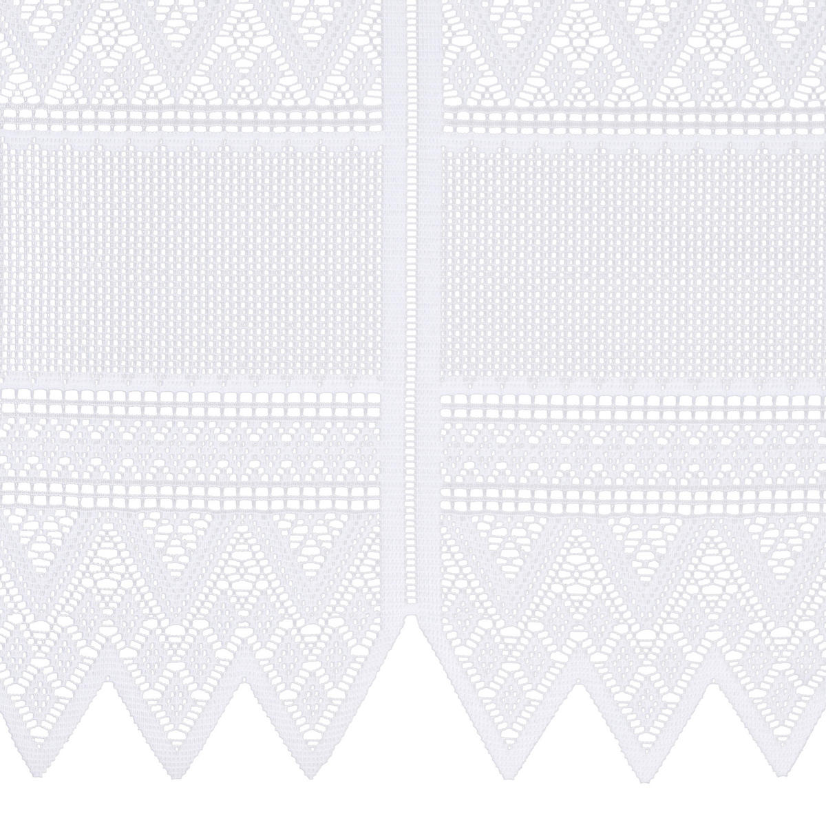 KURZGARDINE   - Weiß, Basics, Textil (45cm) - Esposa