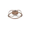 LED-DECKENLEUCHTE Charivari 41/14 cm   - Messingfarben, Design, Metall (41/14cm) - Trio Leuchten