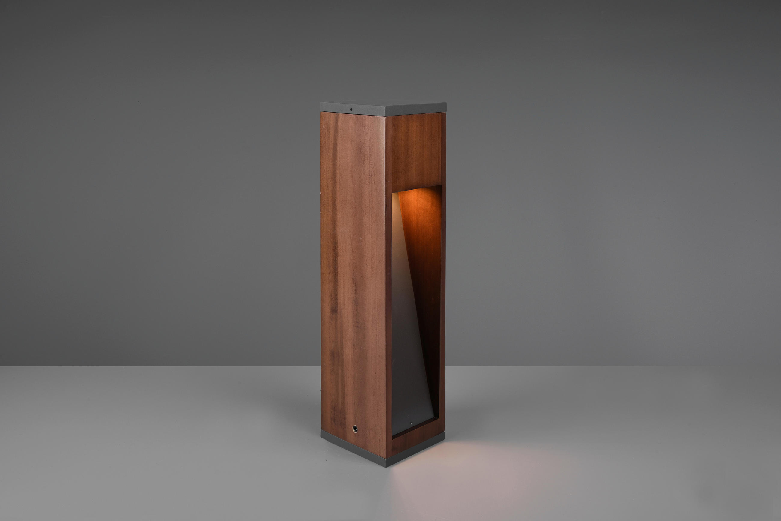 WEGELEUCHTE   - Anthrazit, Natur, Holz/Metall (10/40/10cm) - Trio Leuchten