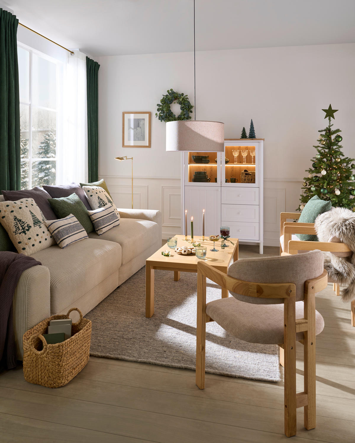 MEGA POHOVKA, textil, krémová - černá/krémová, Moderní, textil/plast (278/93/112cm) - Carryhome