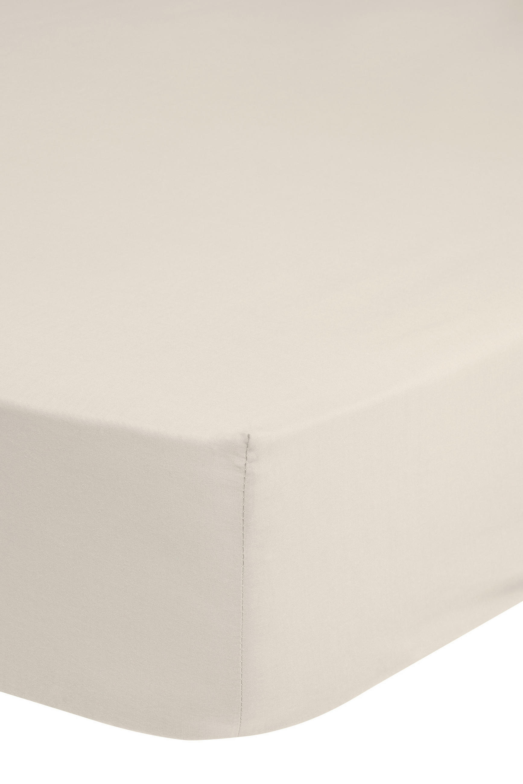 SPANNBETTTUCH Good Morning Jersey uni Jersey 200/220 cm  - Naturfarben, Basics, Textil (200/220cm) - MID.YOU