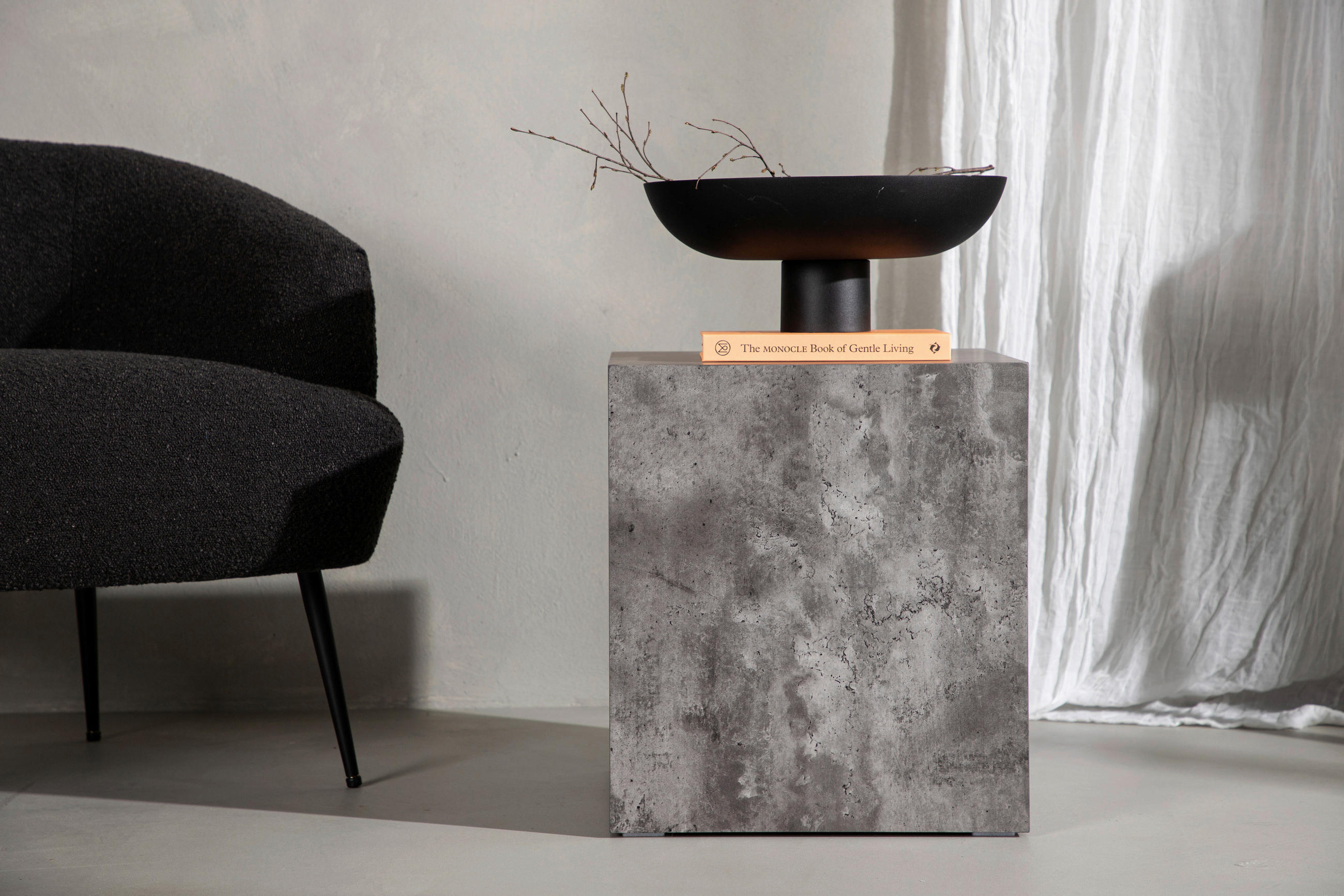 SOFFBORD i trä 40/40/45 cm  - grå, Design, trä (40/40/45cm) - Livetastic