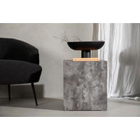 COUCHTISCH Pappel 40/40/45 cm quadratisch  - Grau, Design, Holz (40/40/45cm) - Livetastic