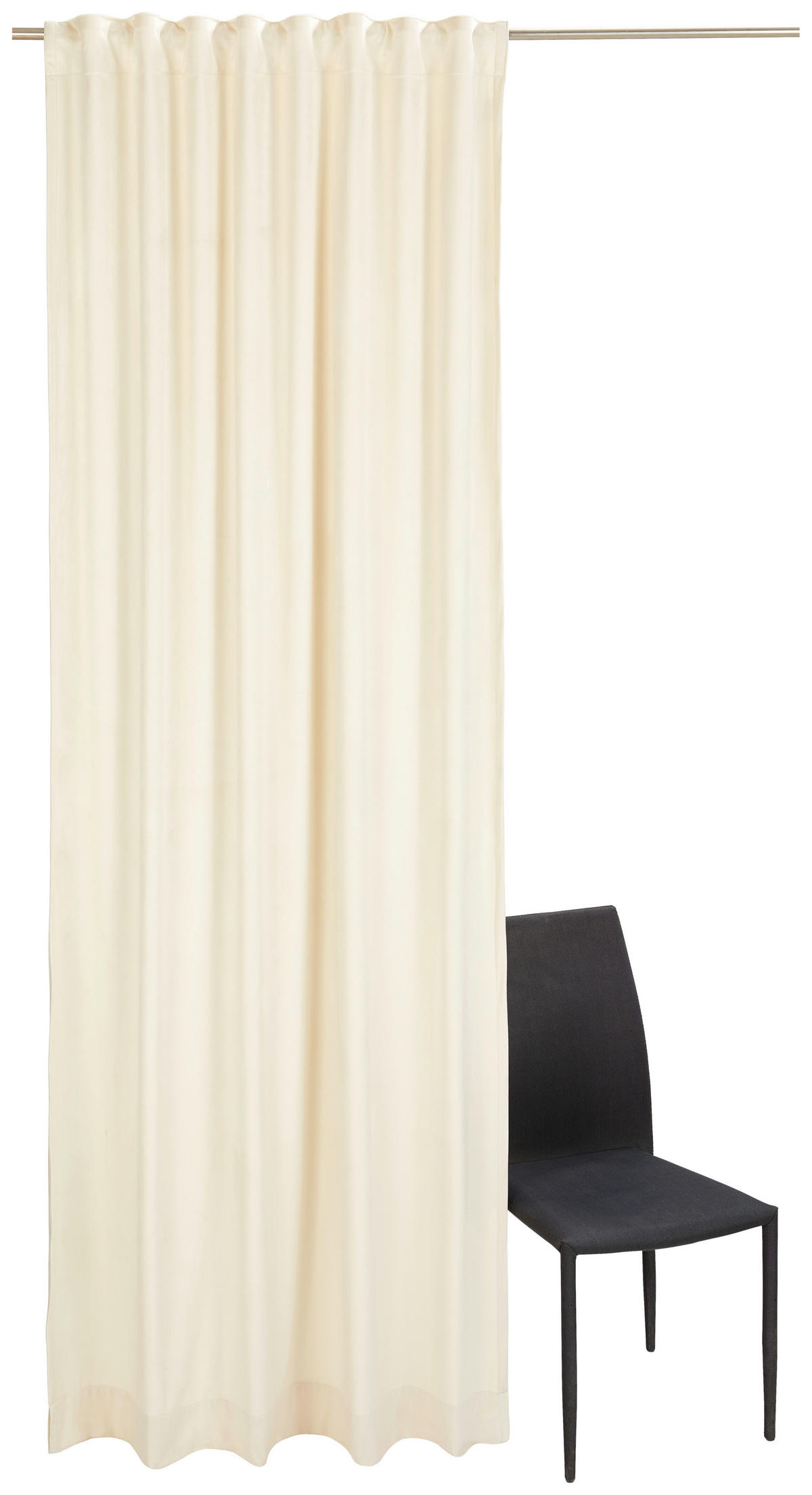 HOTOVÝ ZÁVĚS, neprůsvitné, 130/250 cm - krémová/béžová, Basics, textil (130/250cm) - Musterring