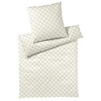 BETTWÄSCHESET 2-teilig Soft Cornflower Flanell 160/210 cm  - Creme, Basics, Textil (160/210cm) - Joop!