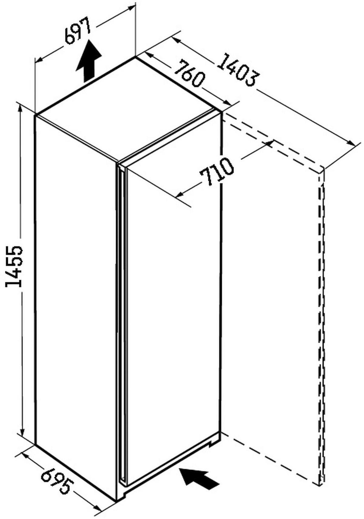 GEFRIERSCHRANK FNC6625  - Weiß, Basics, Metall (69,7/145,5/76cm) - Liebherr