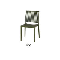 STAPELSTUHL Grün  - Grün, Basics, Kunststoff (57/80/56cm) - Siena Garden