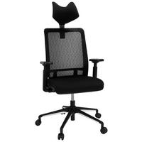 SNURRSTOL  i nätklädsel, flatväv svart  - svart, Modern, textil/plast (62/146/63cm) - MID.YOU