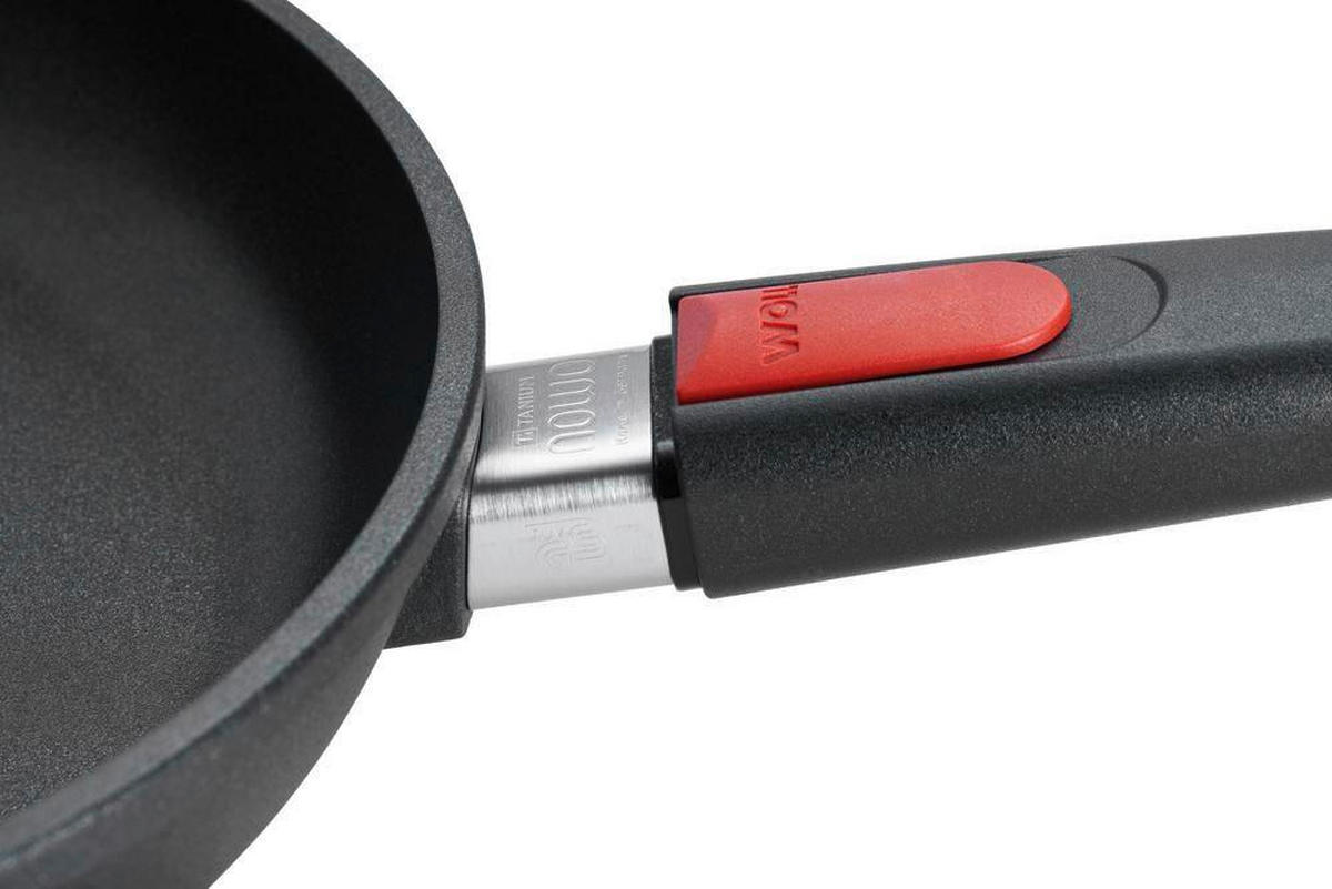 PÁNEV NA SMAŽENÍ  nepřilnavý povrch PTFE  24 cm  - antracitová, Basics, kov (24cm) - WOLL