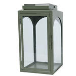 LATERNE - Grün, LIFESTYLE, Glas/Metall (18/35/18cm) - Ambia Home