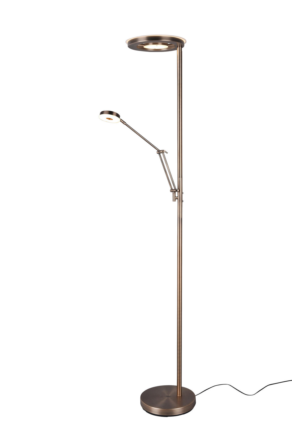 LED-STEHLEUCHTE 181/30 cm    - Messingfarben, Basics, Metall (181/30cm) - Trio Leuchten