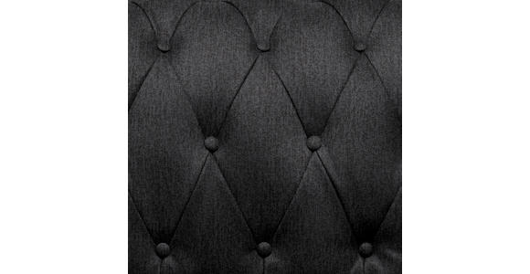 CHESTERFIELD-SOFA Webstoff Dunkelgrau  - Wengefarben/Dunkelgrau, LIFESTYLE, Holz/Textil (206/76,5/96cm) - Landscape