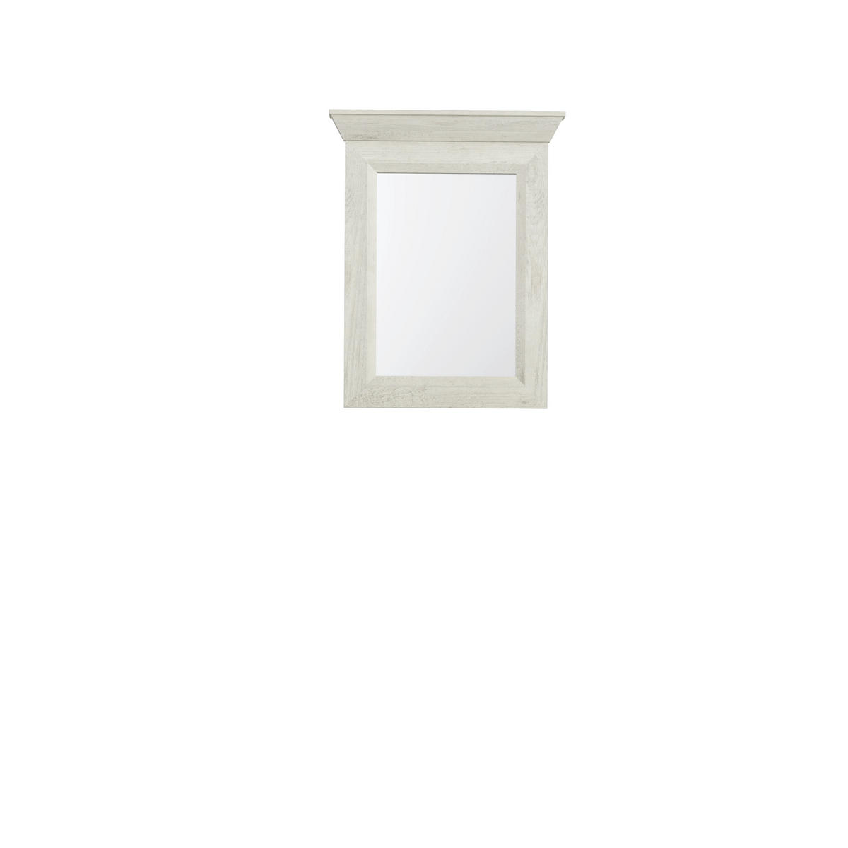 WANDSPIEGEL 72,1/92,8/7,3 cm  - Weiss/Pinienfarben, Basics, Glas/Holzwerkstoff (72,1/92,8/7,3cm) - Livetastic