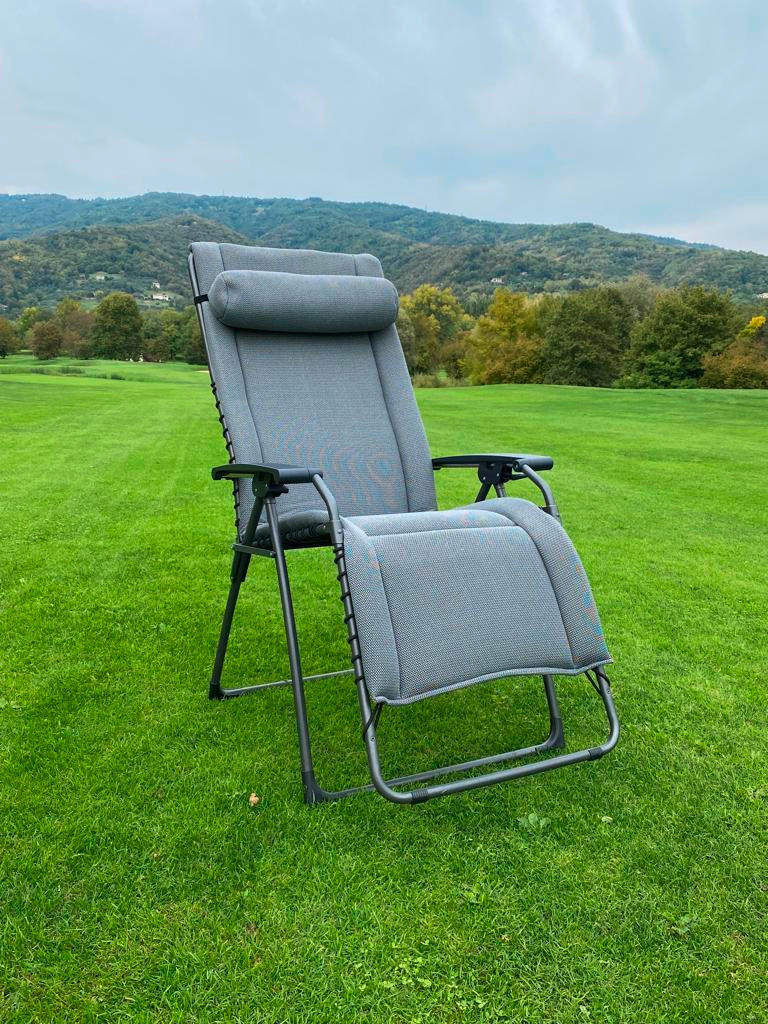GARTEN-RELAXSESSEL 65/120/160 cm  - Grau, KONVENTIONELL, Kunststoff/Textil (65/120/160cm)
