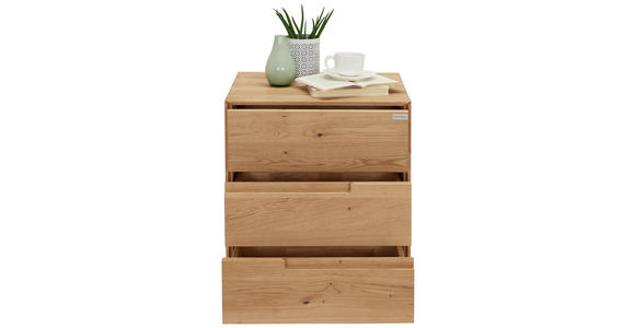 NACHTKÄSTCHEN in massiv Wildeiche Eichefarben - Eichefarben, Natur, Holz (50/58/40cm) - Valnatura