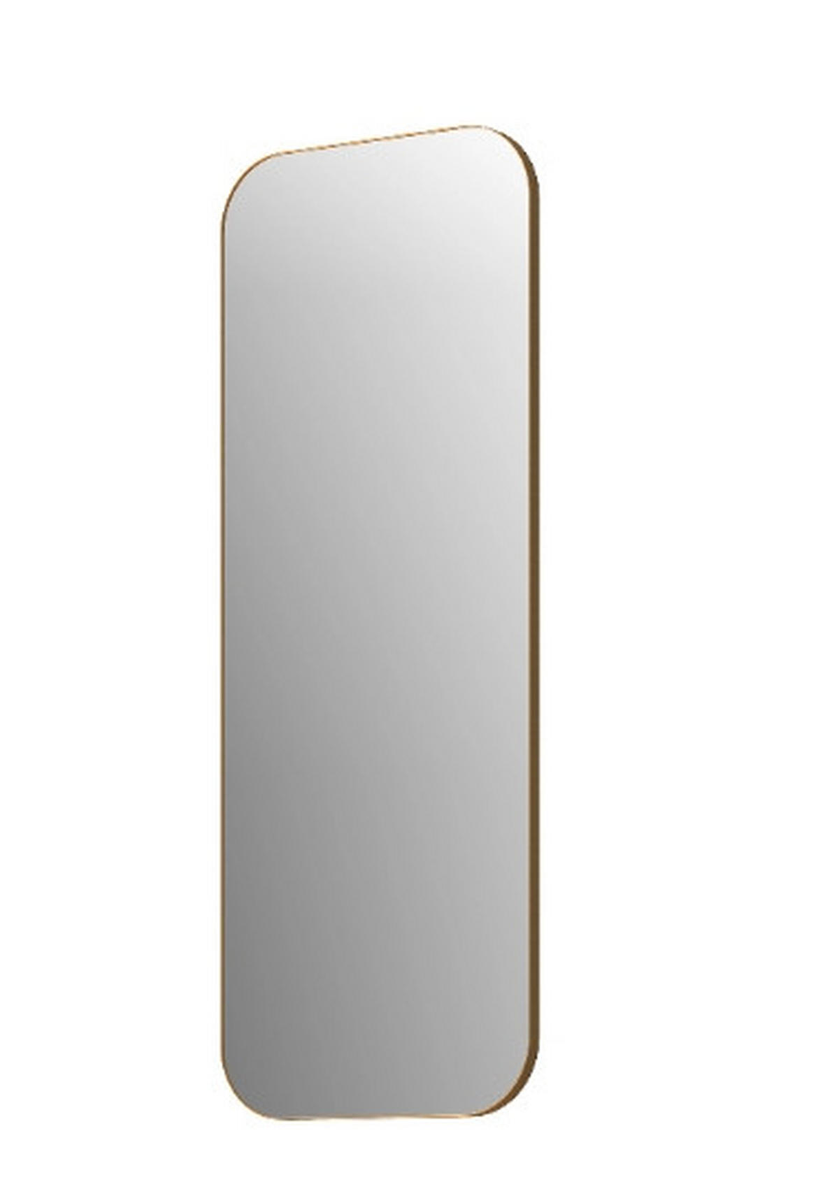 STENSKO OGLEDALO, 58,5/170,5/2,5 cm kovina, steklo  - zlate barve, Design, kovina/steklo (58,5/170,5/2,5cm) - Xora