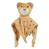 SCHMUSETUCH Löwe Leo  - Dunkelgelb, Basics, Textil (23/7/6cm) - Sterntaler