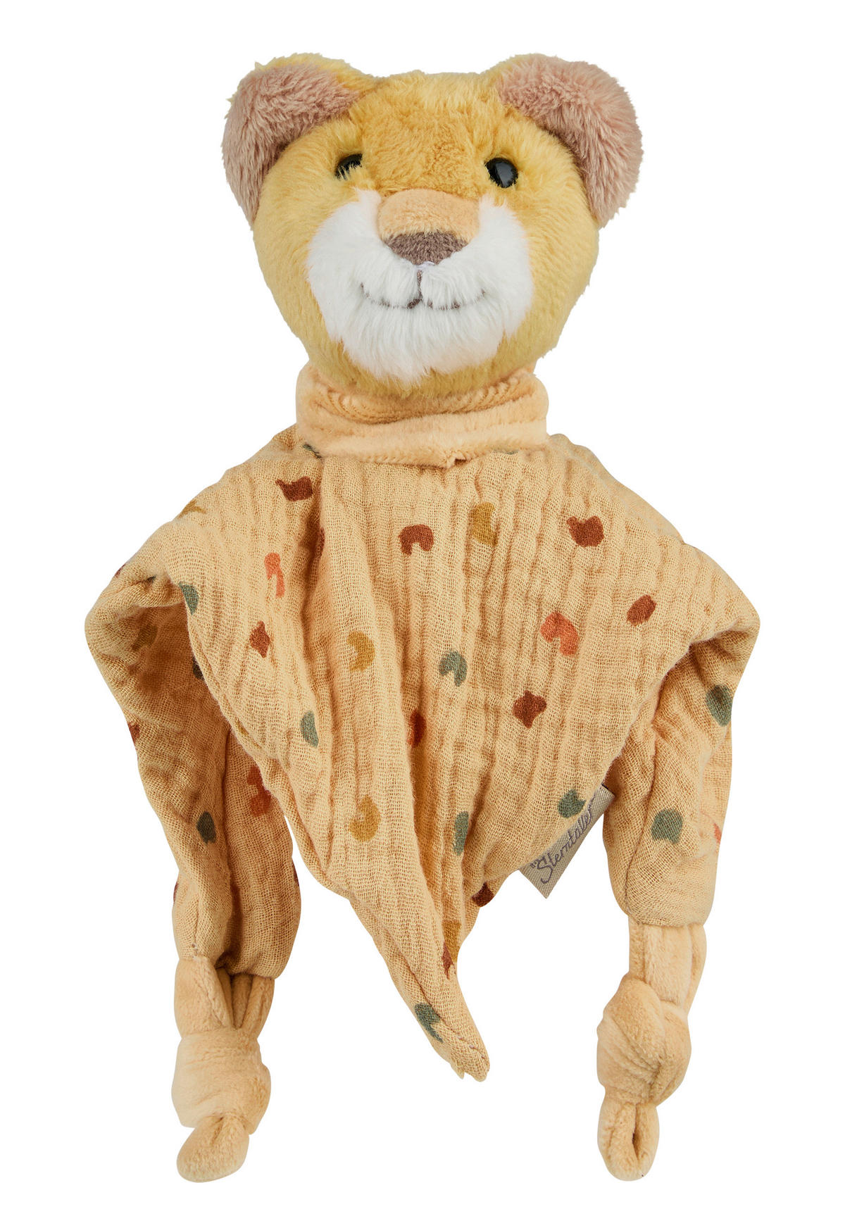 SCHMUSETUCH Löwe Leo  - Dunkelgelb, Basics, Textil (23/7/6cm) - Sterntaler