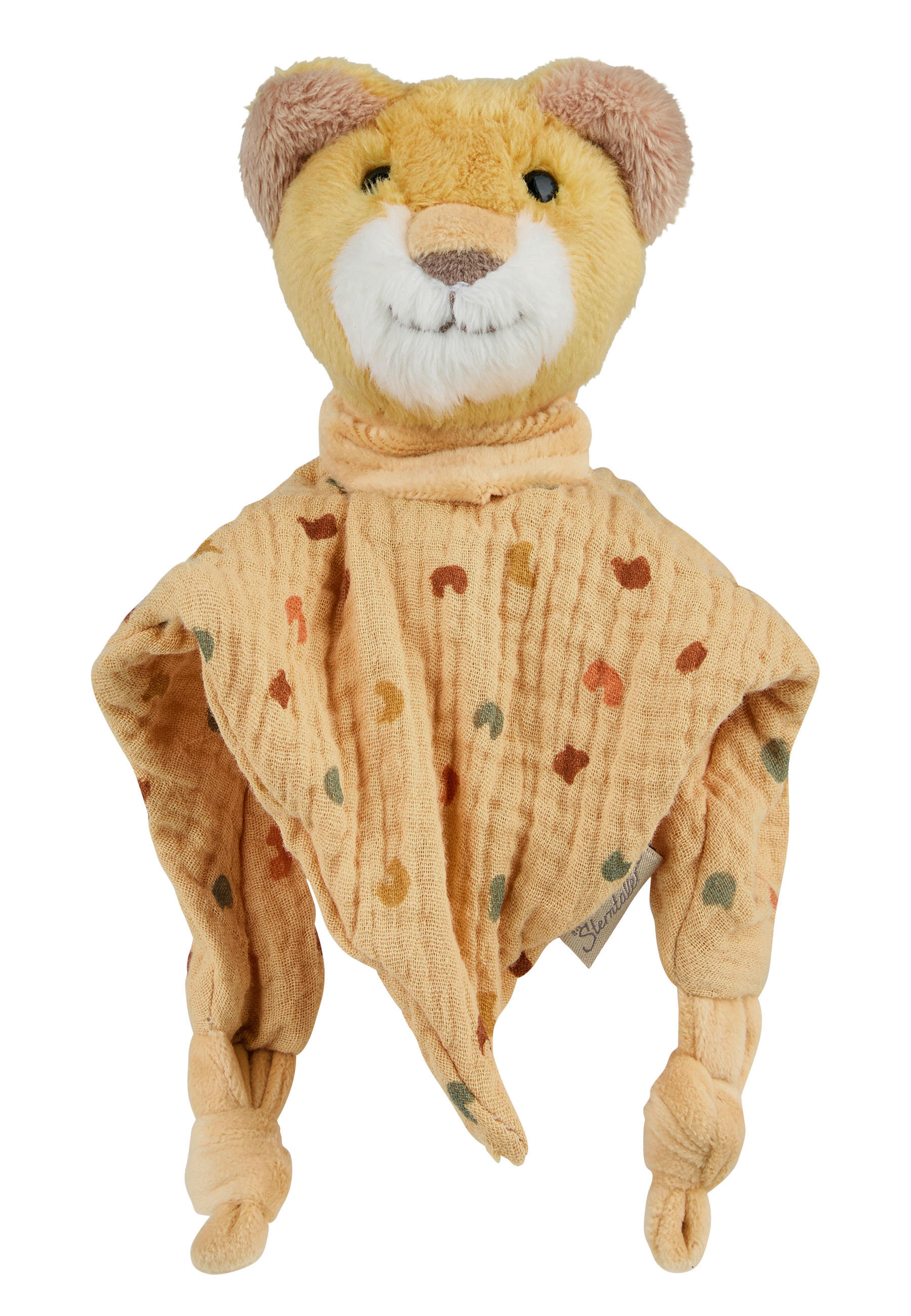 Sterntaler Schmusetuch Löwe Leo Dunkelgelb 7x6x23 cm