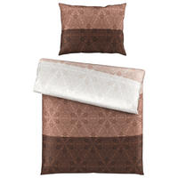 BETTWÄSCHE 2-teilig Satin 140/200 cm  - Taupe, KONVENTIONELL, Textil (140/200cm) - Esposa