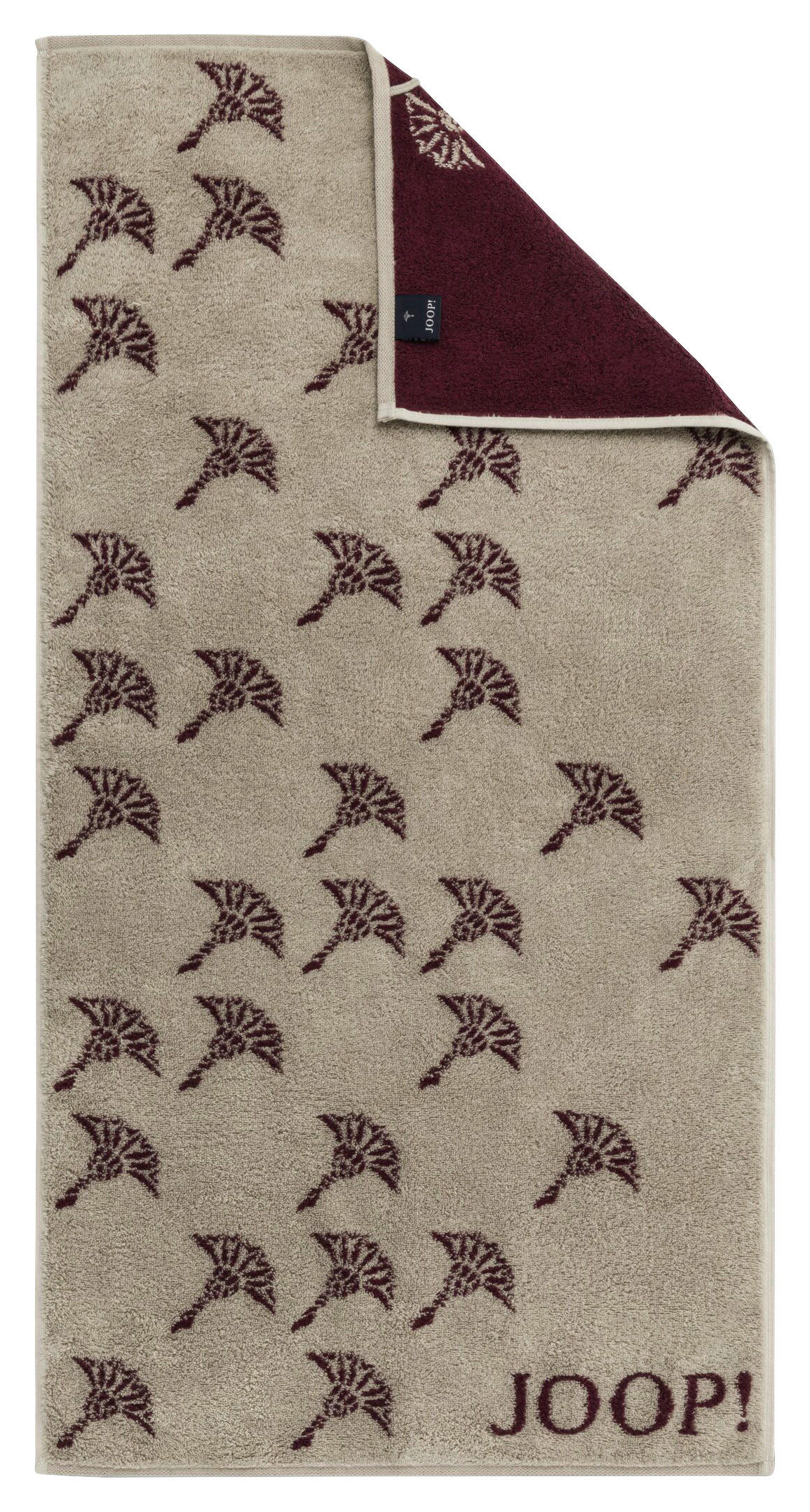 HANDTUCH 50/100 cm SELECT FADED CORNFLOWER Rot  - Rot, Basics, Textil (50/100cm) - Joop!