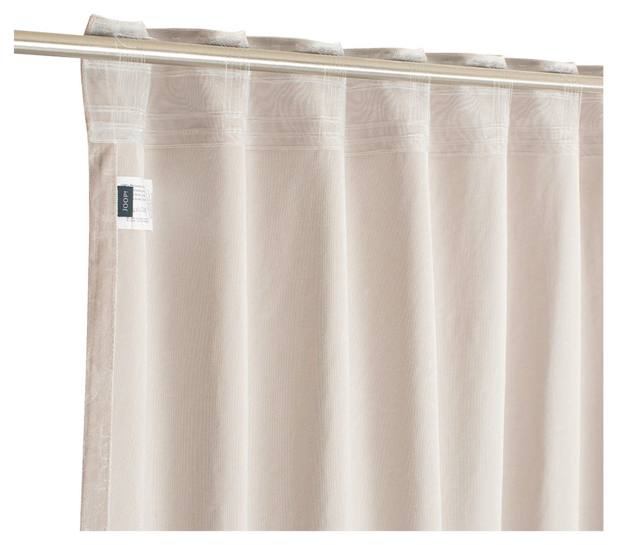 FERTIGVORHANG blickdicht  - Beige, Design, Textil (130/250cm) - Joop!