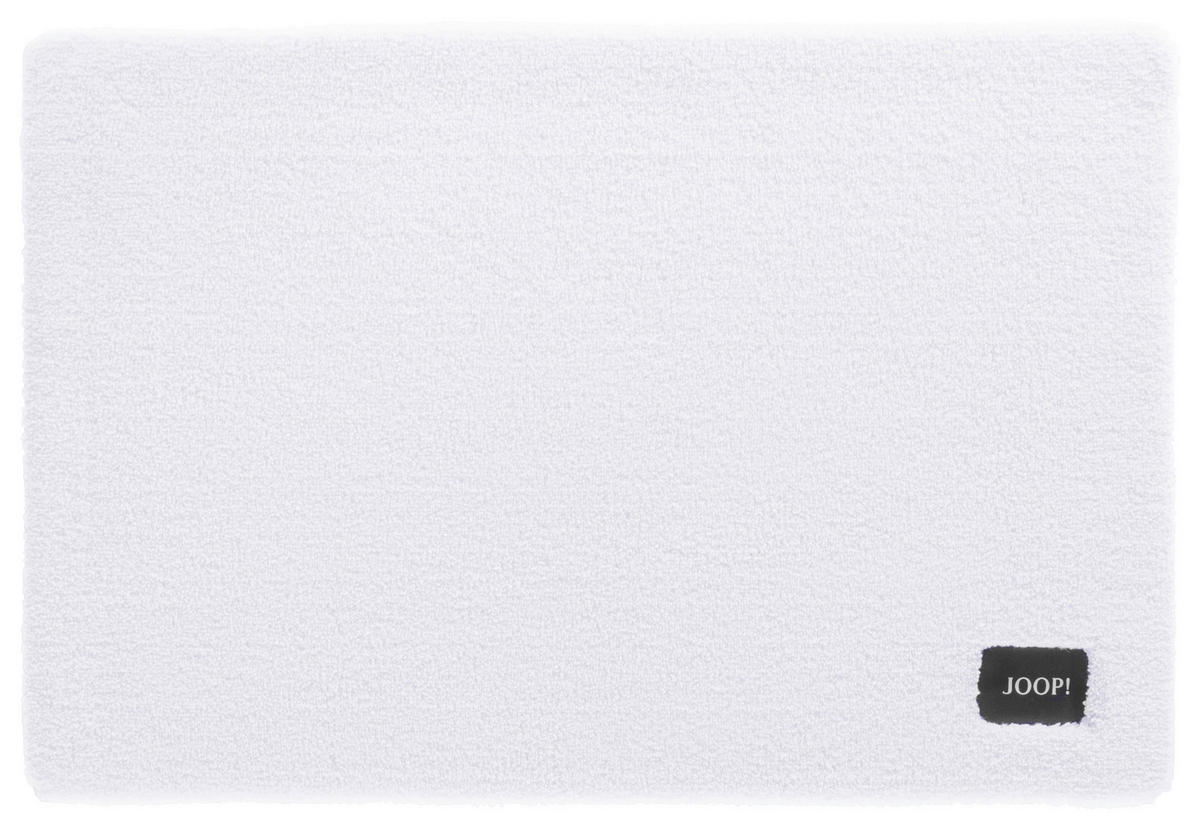 BADEMATTE Basic Weiß 70/120 cm  - Weiß, Basics, Textil (70/120cm) - Joop!