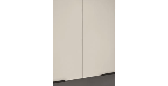 KÜCHENLEERBLOCK in Kaschmir - Kaschmir/Schwarz, Basics, Holzwerkstoff/Metall (220/211/60cm) - Xora