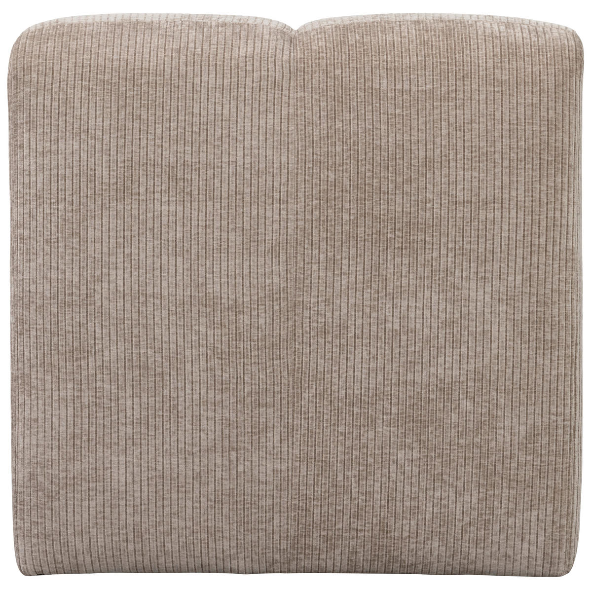 SITZBANKELEMENT 84/83/73 cm Webstoff Sandfarben Kunststoff  - Sandfarben, MODERN, Kunststoff/Textil (84/83/73cm) - Livetastic