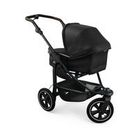 KOMBIKINDERWAGEN  mono3 2-in-1 Kombikinderwagen  schwarz  - Schwarz, Basics, Textil/Metall (57/111/120cm) - TFK