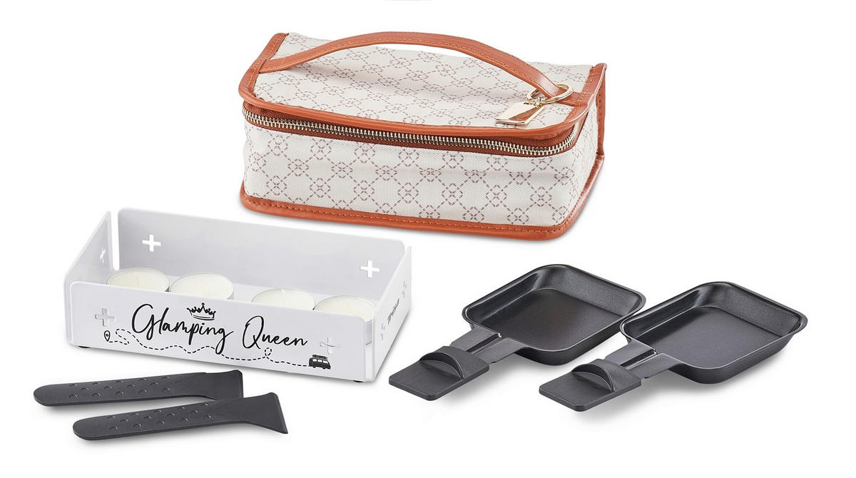 RACLETTE-GRILL  - Weiss, Basics, Textil (19,5/10/5cm) - Trisa Electronics