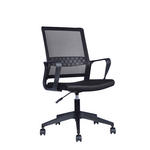 DREHSTUHL  in Netzbespannung Schwarz  - Schwarz, Design, Holz/Kunststoff (54/91/101/60cm) - Carryhome