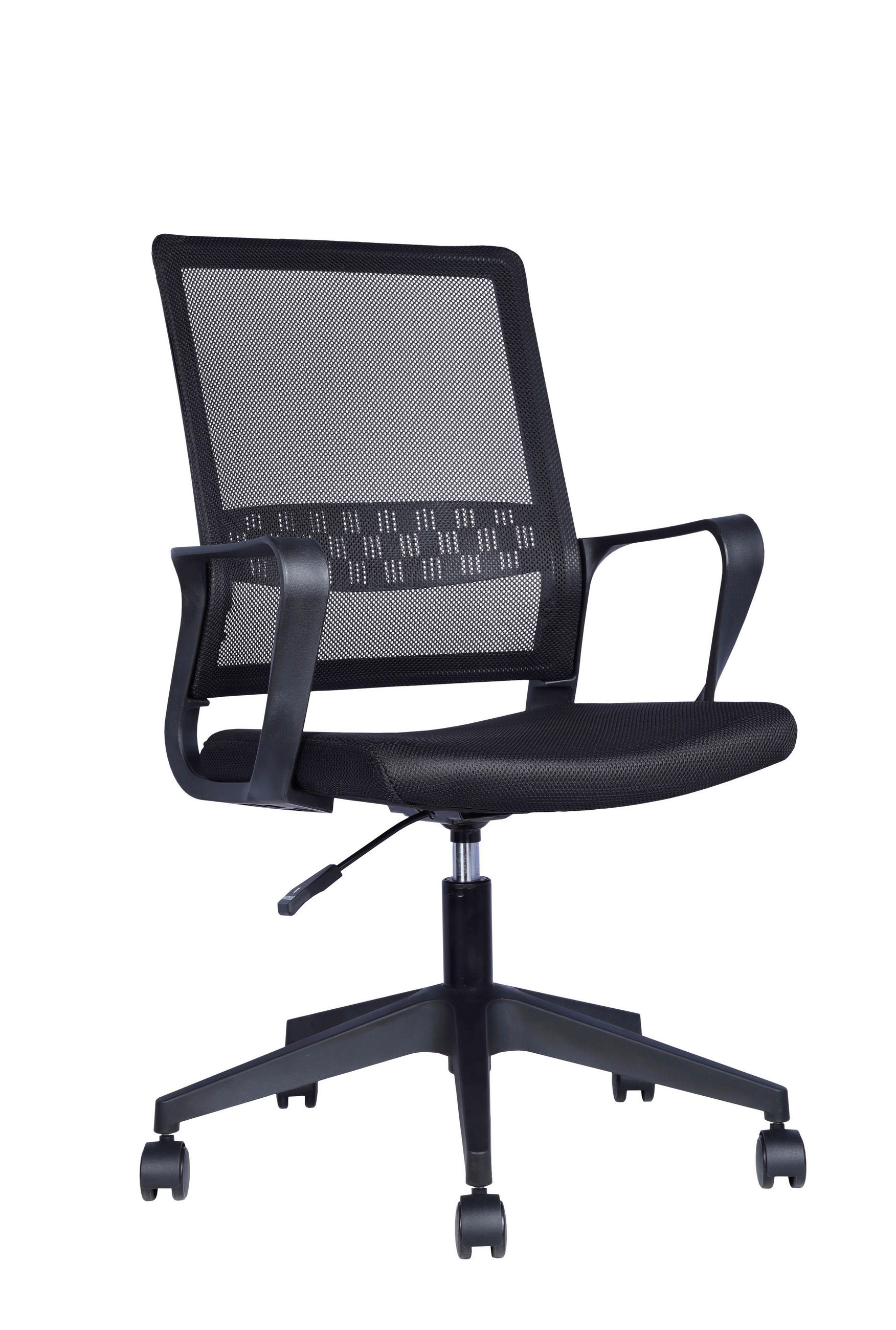 Carryhome OTOČNÁ ŽIDLE, síťovina, černá