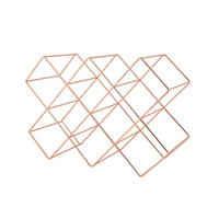 REGAL ZA VINO bakrene boje  metal   - bakrene boje, Basics, metal (46/16,6/31cm) - Echtwerk