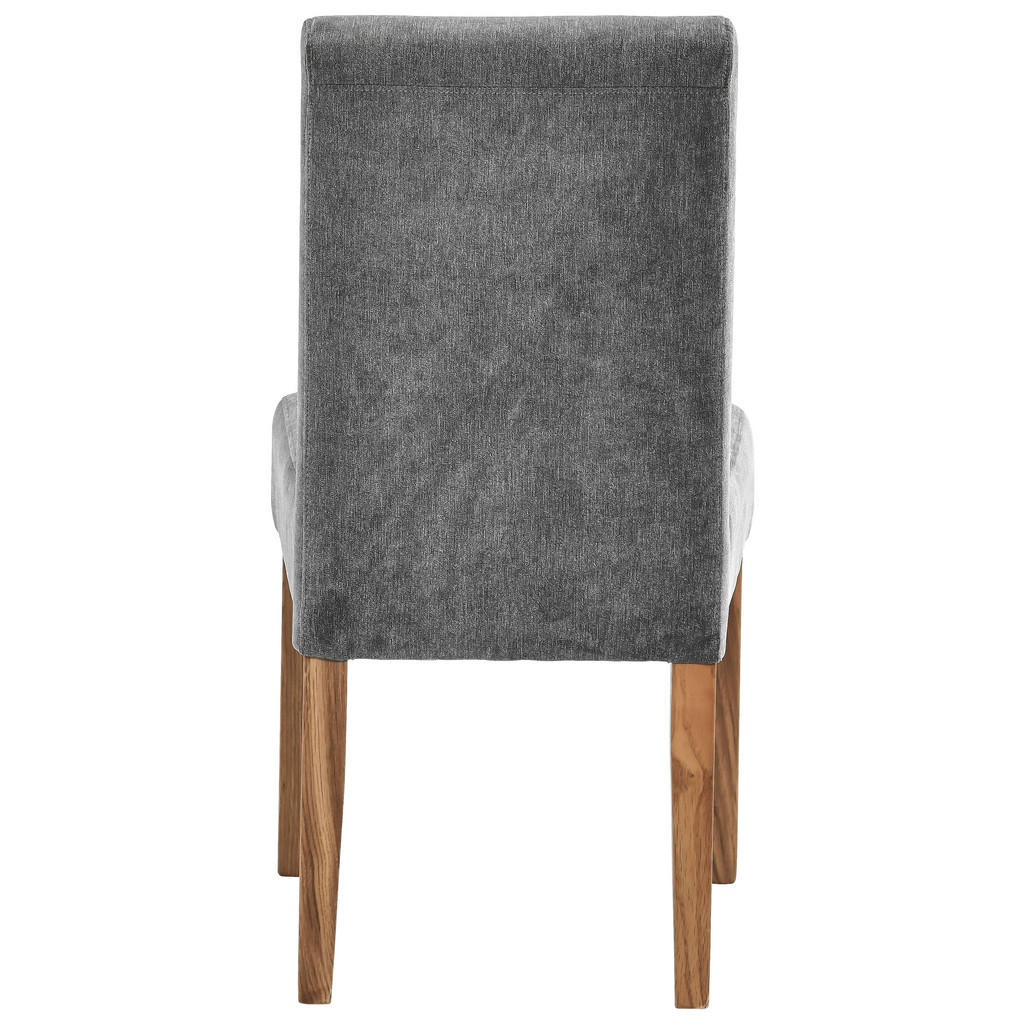 Thumbnail - Cantus Stuhl, Eiche, Dunkelgrau, Holz, Textil, Eiche, massiv, eckig, 47.5x91.5x63 cm, Fsc, Esszimmer, Stühle, Esszimmers...