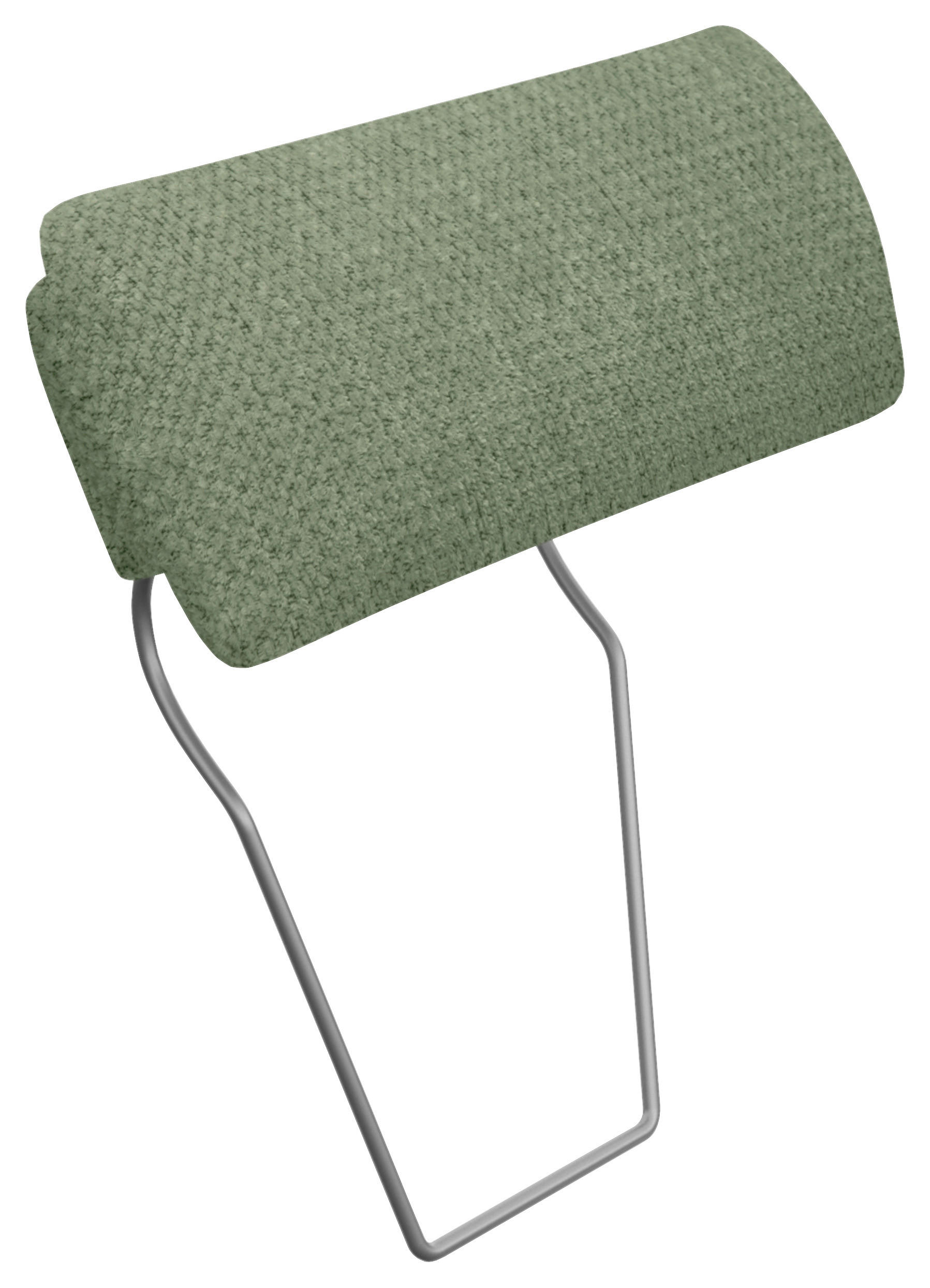 KOPFSTÜTZE - Salbeigrün, KONVENTIONELL, Textil (55/28/18cm) - Hom`in