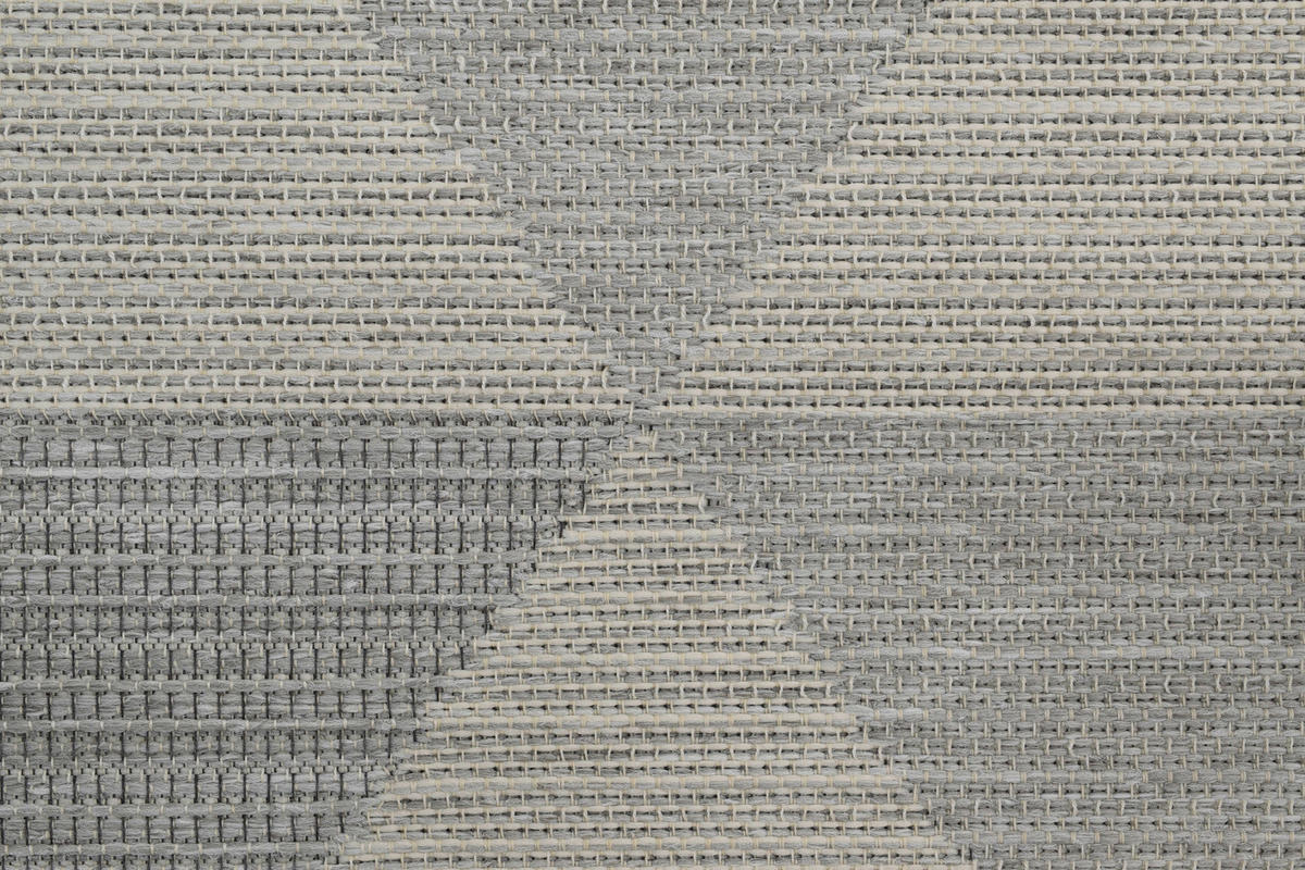 FLACHWEBETEPPICH 80/150 cm Amalfi Grau, Hellgrau, Dunkelgrau  - Dunkelgrau/Hellgrau, Trend, Textil (80/150cm)