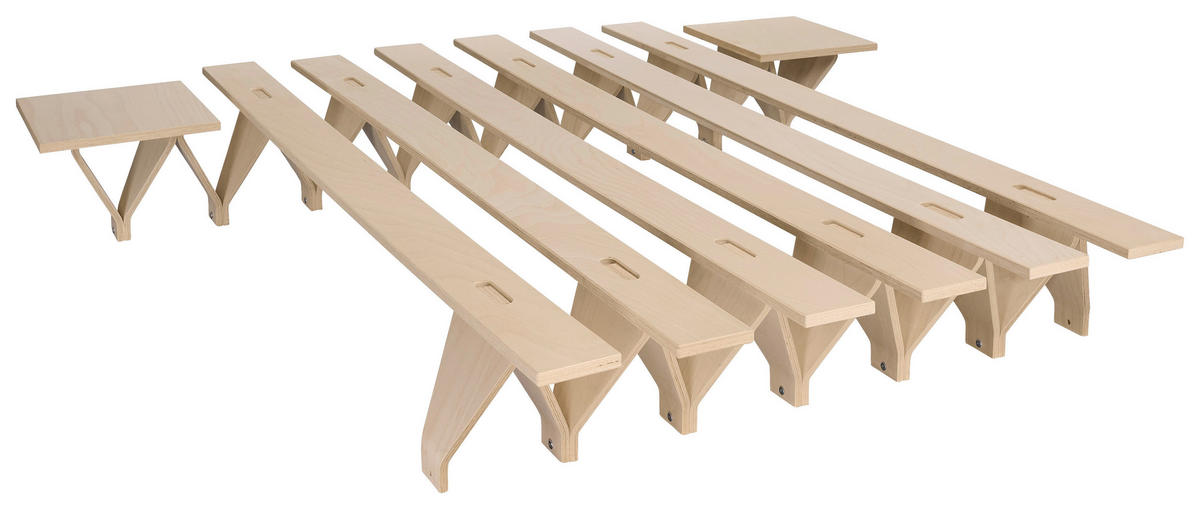 NACHTSCHRANK 40/27/34 cm Buche Schichtholz  - Buchefarben, Design, Holz (40/27/34cm) - Tojo