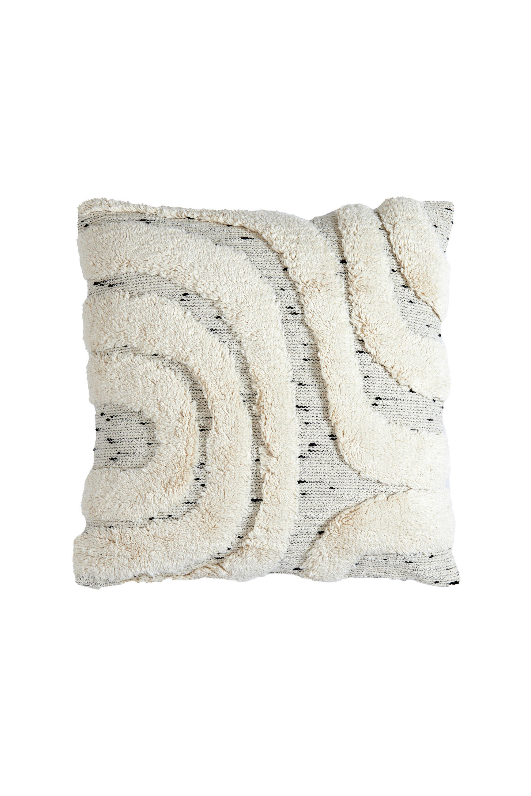 ZIERKISSEN SAKALA 45/45 cm  - Creme, LIFESTYLE, Textil (45/45cm) - Light & Living