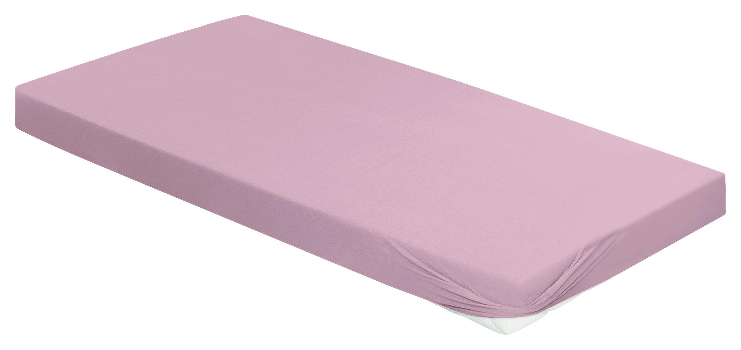 SPANNBETTTUCH Jersey  - Mauve, KONVENTIONELL, Textil (190/200cm)