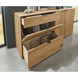 SIDEBOARD Wildeiche  181,9/87,9/45,2 cm  - Wildeiche/Schwarz, Natur, Holz/Metall (181,9/87,9/45,2cm) - Valnatura