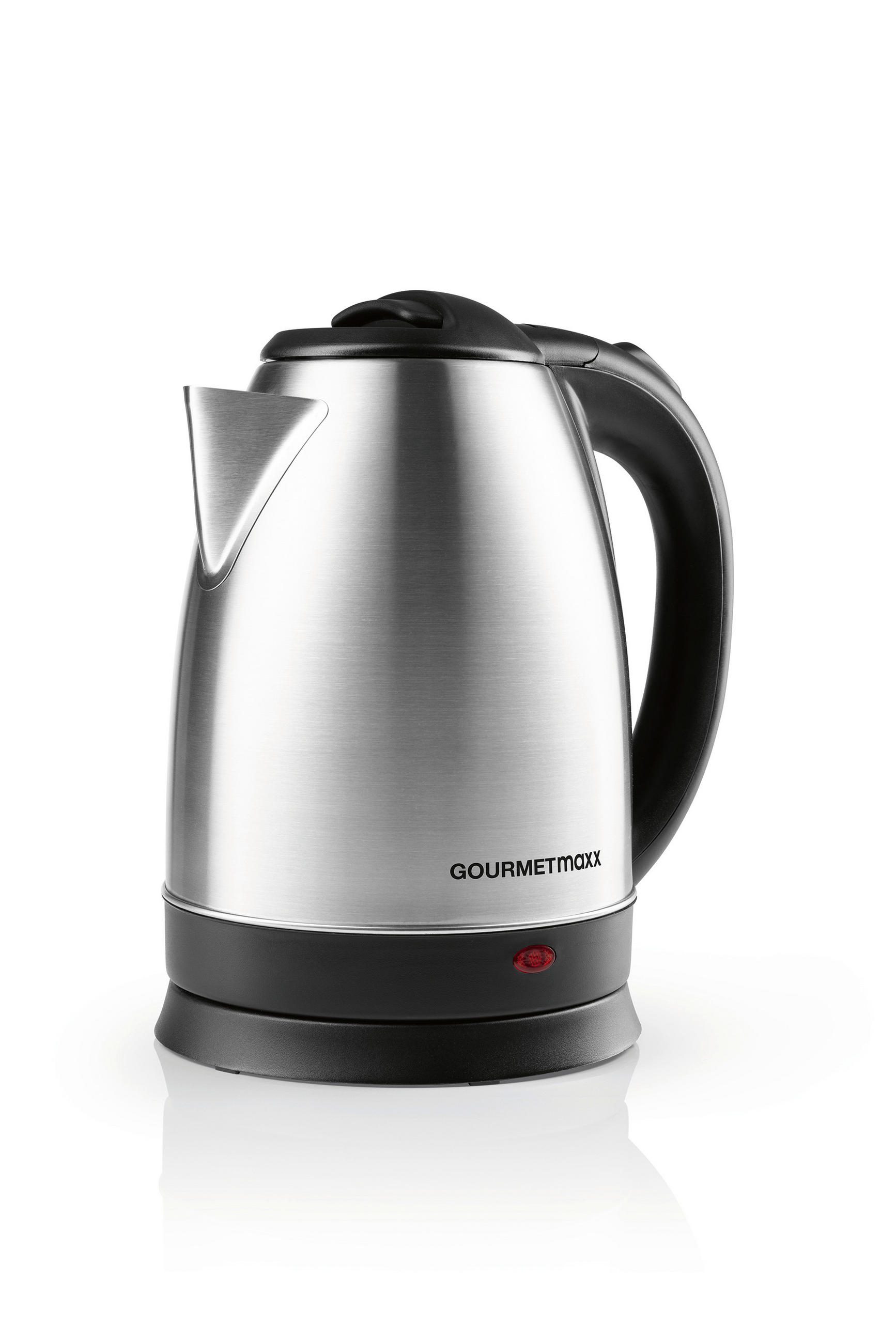 WASSERKOCHER GOURMETmaxx 1,8 L  - Edelstahlfarben/Schwarz, Basics, Kunststoff/Metall (24,5/16,5/21,5cm)